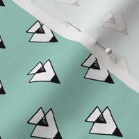 triangles // mint southwest triangles kids coordinate baby nursery simple