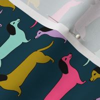 dachshund // dog pet fabric dogs cute bright fabrics