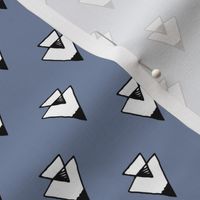 triangles // southwest triangles blue kids nursery baby triangles kids