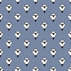 triangles // southwest triangles blue kids nursery baby triangles kids