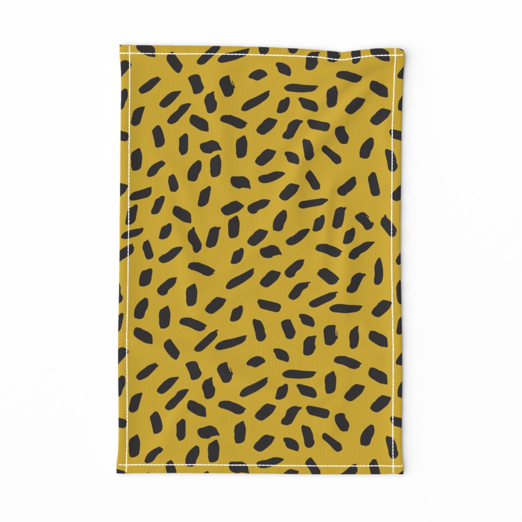 sprinkles // mustard and black sprinkles cheetah animal edgy cool kids