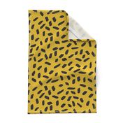 sprinkles // mustard and black sprinkles cheetah animal edgy cool kids