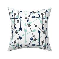 arrows // navy mint light grey boys kids nursery sweet nursery baby