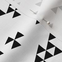 triangles // simple tri black and white railroad nursery simple minimal design