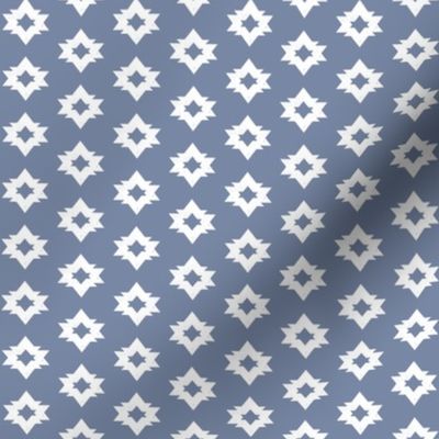 aztec // southwest stonewash blue nursery baby boy kids southwest triangles simple