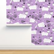 goats // pastel purple farm farm animal cute animal pastel purple spring easter lavender