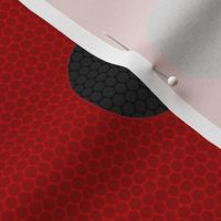 Ladybug Fabric 2.25" Spots