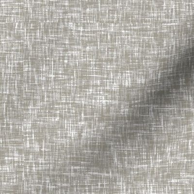 Greige + white tweedy linen-weave, LARGE by Su_G_©SuSchaefer