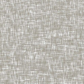 Greige + white tweedy linen-weave, LARGE by Su_G_©SuSchaefer