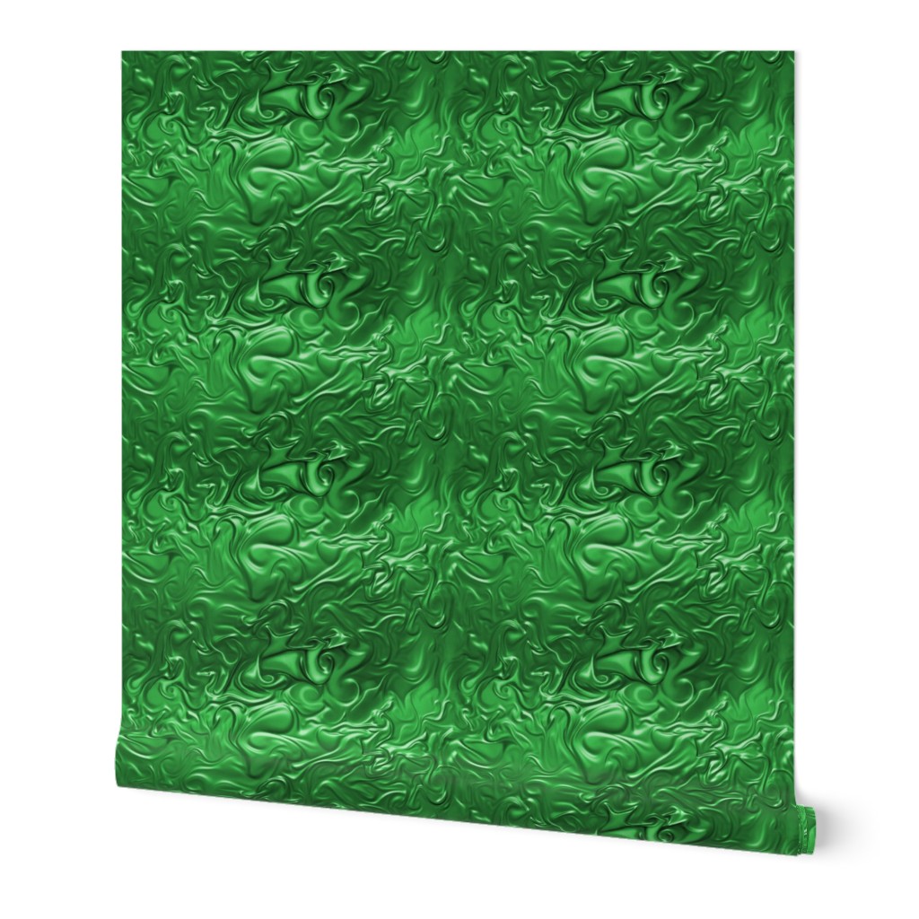 Green_Molten Swirl