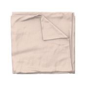 peachy pink and cream gingham, 1/4" squares 