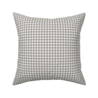 cream and grey gingham, 1/4" squares 