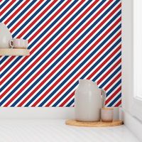 1" American Stripes // Diagonal