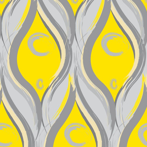 Yellow, Silver and Grays