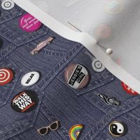 '80s Rock & Roll Flair* (Mini) || retro buttons & pins