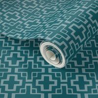 mosaic pool tile in ocean blue/pool blue