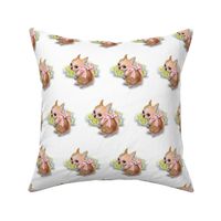 Chihuahua Baby White Medium Pattern