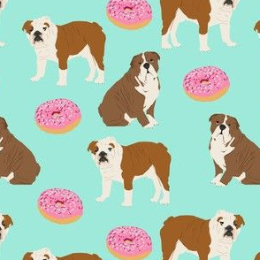 english bulldog bulldogs mint donuts sweet food bulldogs english bulldogs pet dog pets dogs puppy 