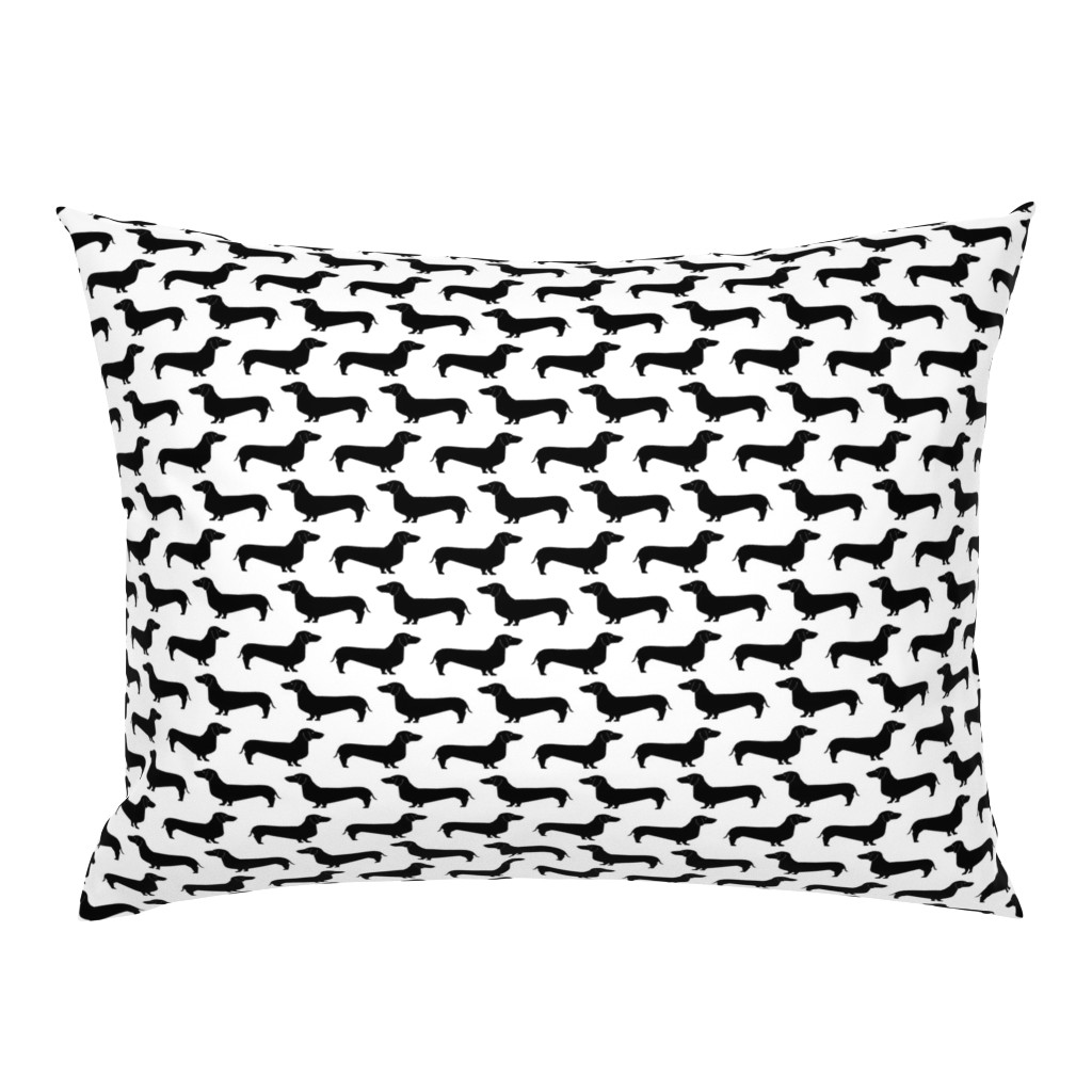 doxie dachshund wiener dog sausage dog black and white dog silhouette cute dog dogs pet 