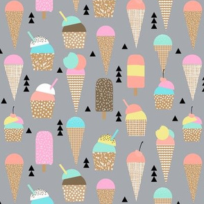 ice creams ice cream cone sweets summer tropical kids pastel 