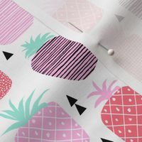 pineapples pink tropical pastel girly summer food