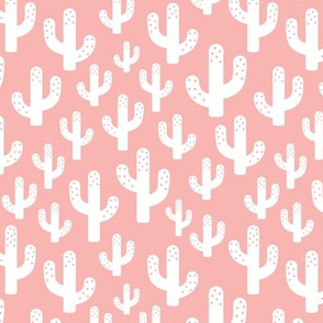 Cactus garden cool trendy summer design for kids in pink for girls