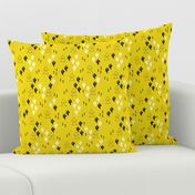 Geometric cactus scandinavian trend triangle design gender neutral yellow