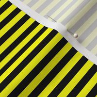 Quarter Inch Yellow and Black Horizontal Stripes