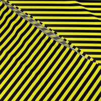 Quarter Inch Yellow and Black Vertical Stripes 