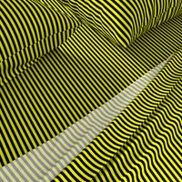 Quarter Inch Yellow and Black Vertical Stripes 