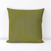 Quarter Inch Yellow and Black Vertical Stripes 