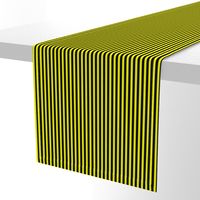 Quarter Inch Yellow and Black Vertical Stripes 