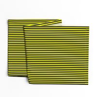 Quarter Inch Yellow and Black Vertical Stripes 