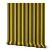 Quarter Inch Yellow and Black Vertical Stripes 