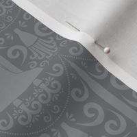 Rocket Science Damask (Gray)