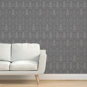 Rocket Science Damask (Gray)