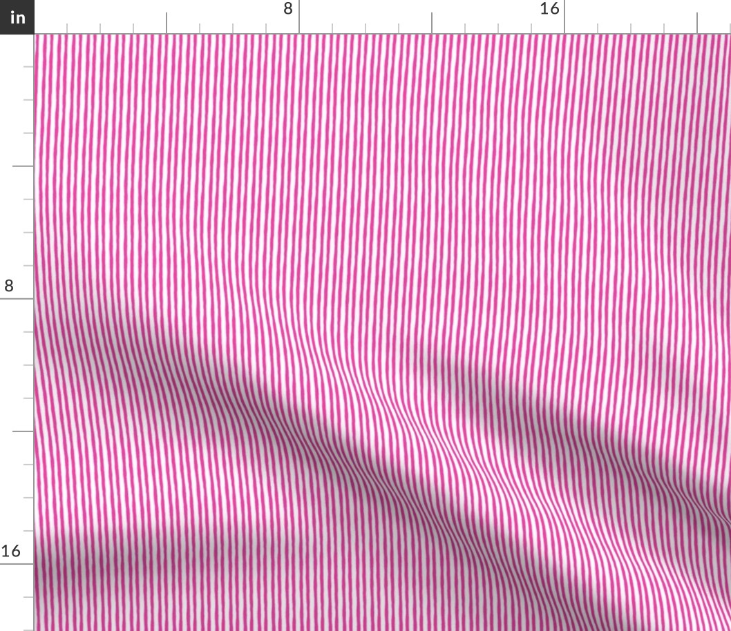 Fresh Day: Scruffy Pink Stripes 