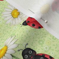 Ladybug Stroll - green