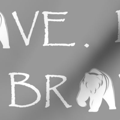 Brave Bear // grey