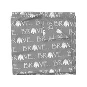 Brave Bear // grey