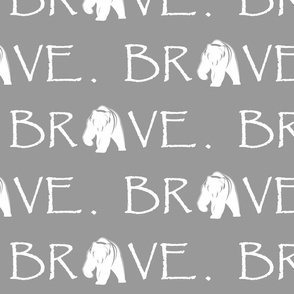 Brave Bear // grey