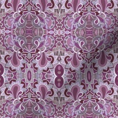 Paisley Art Deco Gardening (purple)