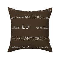 count antlers // crib sheet- bark