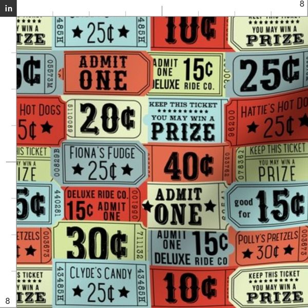 State Fair Tickets Spoonflower