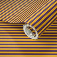 Quarter Inch Dark Purple and Gold Yellow Horizontal Stripes