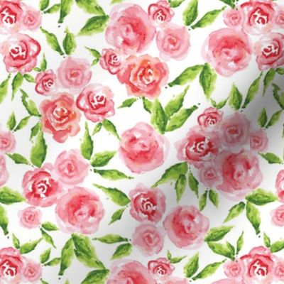 Whimsical Roses - WHITE