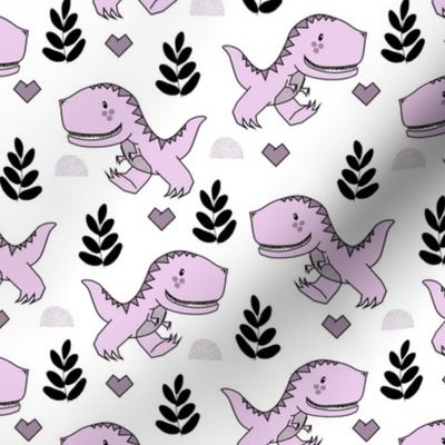 T-Rex Dinos in Purple
