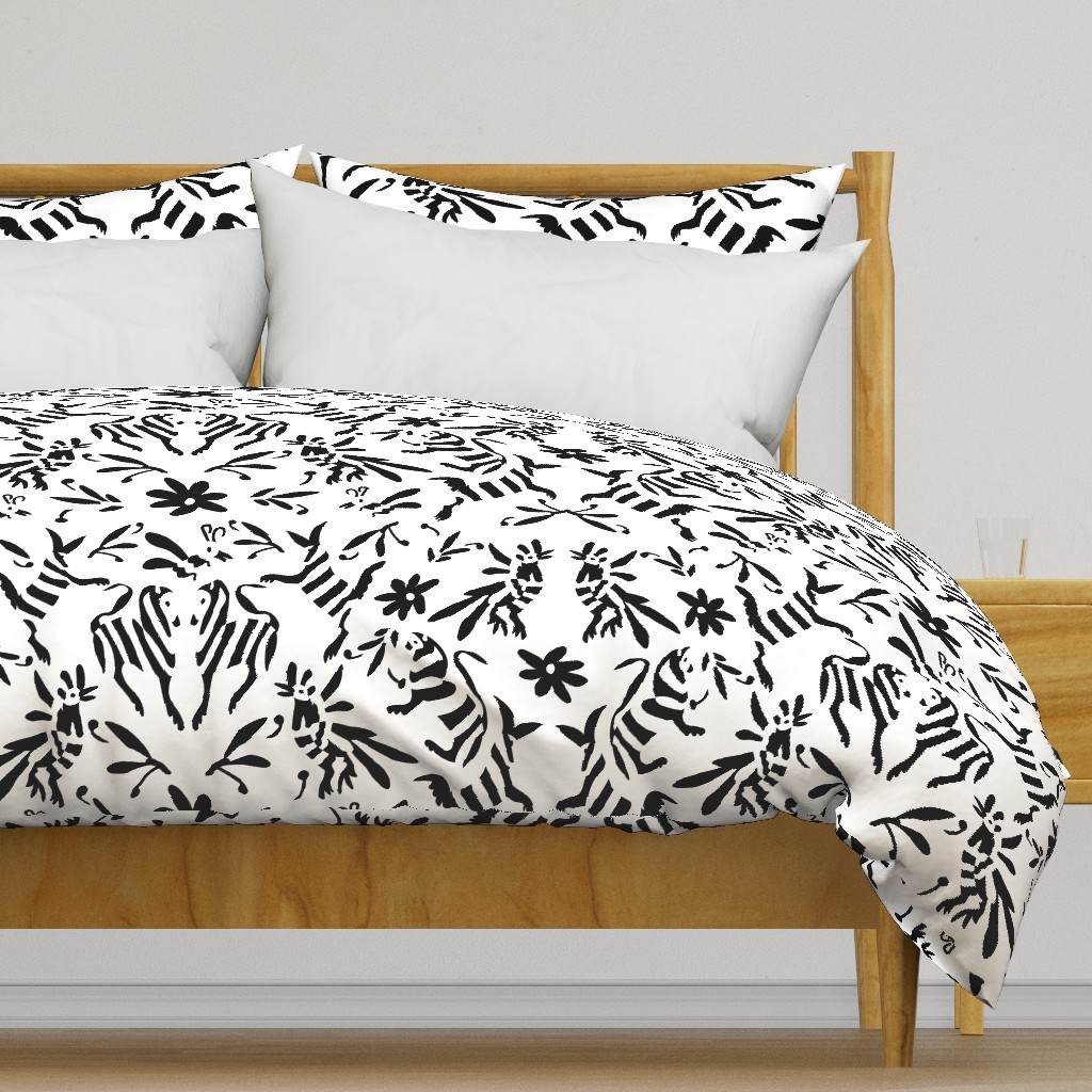 Black White Mexican Otomi Animals