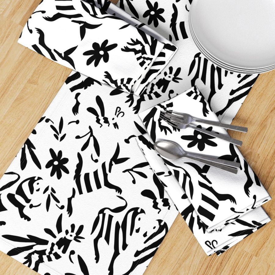 Black White Mexican Otomi Animals