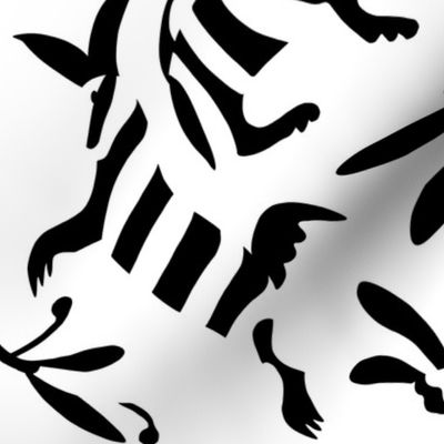 Black White Mexican Otomi Animals